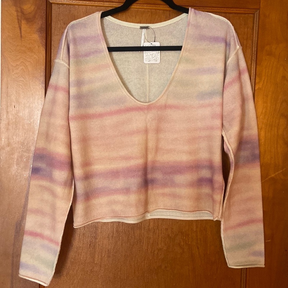 NWT Free People Always Cashmere Spacedye Sweater Small